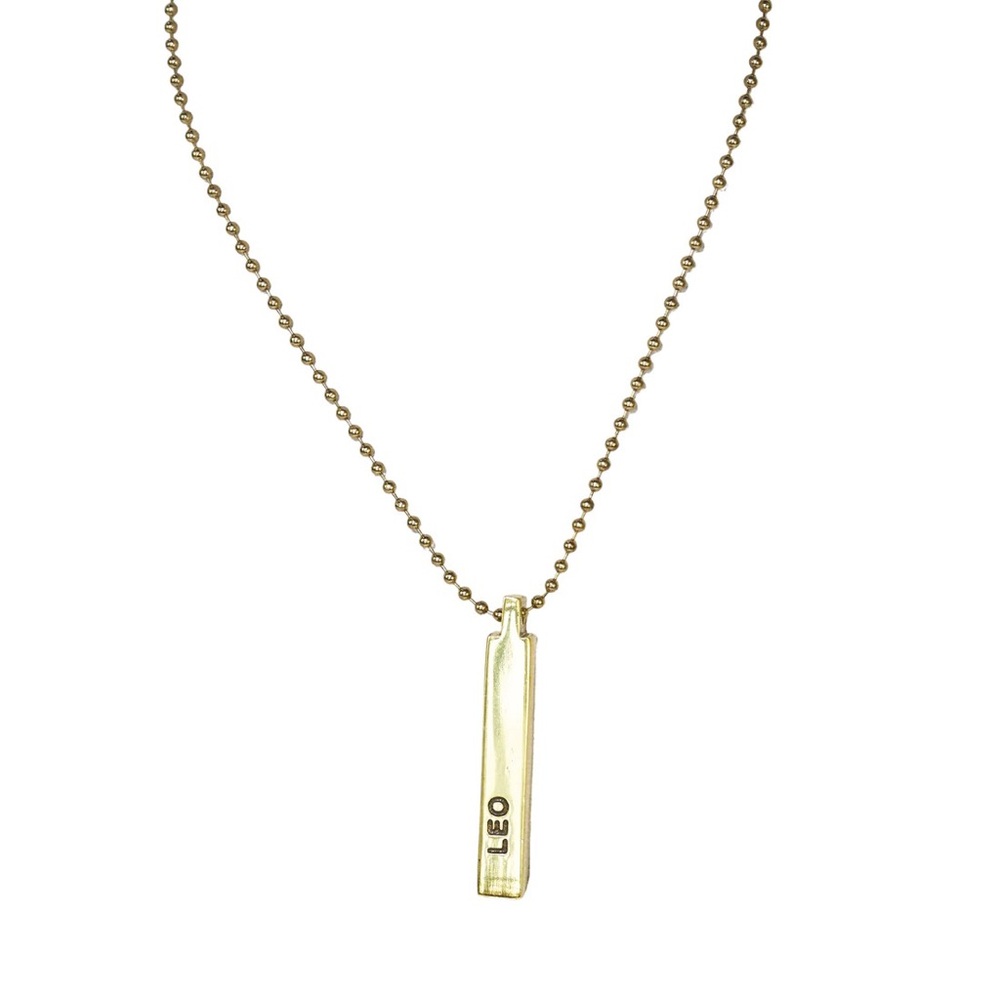 INK + ALLOY Leo Zodiac Gold Necklace